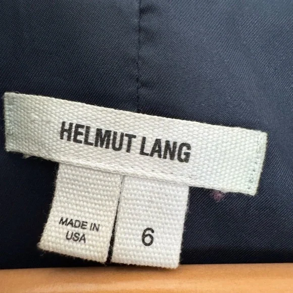 795$ HELMUT LANG Perma COMB DUSTY Sapphire JACQUARD Jacket GOAT LEATHER - Picture 14 of 16